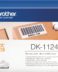Brother DK11240 - Grandes étiquettes prédécoupées multifonctions d'origine - 102x51 mm - 600 unités - Texte noir sur fond blanc
