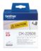 Brother DK22606 - Étiquettes originales de taille personnalisée - 62mm x 15,24 mètres - Texte noir sur fond jaune