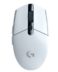 Logitech G305 Lightspeed Wireless USB Mouse 12000dpi - 5 boutons programmables - utilisation par un droitier - blanc