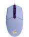 Logitech G203 Lightsync USB Mouse 8000dpi - 5 boutons programmables - illumination RGB Lightsync - utilisation par un droitier - câble de 2,10 m - couleur violet