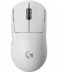 Logitech Pro X Superlight Wireless USB Mouse 25400dpi - 4 Boutons - Rechargeable - Super léger - Technologie Lightspeed - Utilisable par les droitiers - Couleur Blanc
