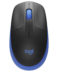 Logitech M190 Full Size Wireless USB Mouse 1000dpi - 3 Buttons - Large Size - Ambidextre Use - Color Black/Blue