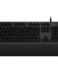 Logitech G513 USB Gaming Mechanical Keyboard - Touches mécaniques GX Brown - Illumination RGB Lightsync - Surfaces en métal - Repose-poignets en mousse - Câble de 30 cm - Couleur noir
