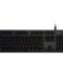Logitech G512 USB Gaming Mechanical Keyboard - Touches mécaniques GX Brown - Illumination RGB Lightsync - Surfaces métalliques - Câble de 1,80 cm - Noir - Noir