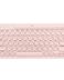 Clavier sans fil Bluetooth Logitech K380 - Jusqu'à 3 appareils simultanément - Couleur rose