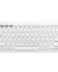 Clavier sans fil Bluetooth Logitech K380 - Jusqu'à 3 périphériques simultanément - Blanc