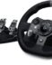 Logitech G920 Driving Force Ensemble volant et pédales compatible avec la série Xbox X|S, Xbox One et PC - Rotation de 900° - Effet de retour de force - Freinage non linéaire - Volant en aluminium, cuir et acier - Pédales réglables - Adaptable sur table et sur pied