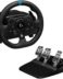 Logitech G923 Ensemble volant et pédales de course Trueforce compatible avec les séries Xbox X/S, Xbox One et PC - Indicateur de vitesse de rotation LED - Rotation de 900° - Effet de retour de force avec Trueforce - Freinage progressif - Volant en aluminium, cuir et acier