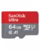 Sandisk Ultra Micro SDXC 64GB UHS-I U1 A1 Class 10 120MB/s Adaptateur SD