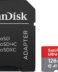 Carte Sandisk Ultra Micro SDXC 128Go UHS-I U1 A1 Class 10 120MB/s + Adaptateur SD