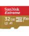 Sandisk Extreme Micro SDHC 32GB UHS-I U3 A1 U3 Class 10 100MB/s Adaptateur SD + Adaptateur SD