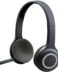 Logitech H600 Casque USB sans fil avec microphone flexible - Bandeau réglable - Pliable - Commandes intra-auriculaires - Noir - Couleur noire