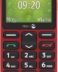 Doro 1361 Mobile Phone 2.4" - Dual Sim - Camera 2Mpx - Charging Base - Red Color