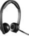 Logitech H820E Casque sans fil avec microphone - Durée de vie de la batterie jusqu'à 10h - Bandeau réglable - Commandes intra-auriculaires - Noir