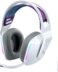 Logitech G733 Casque de jeu sans fil DTS 7.1 avec microphone - Technologie Lightspeed - Illumination RGB - Autonomie jusqu'à 29h - Microphone amovible - Coussinets d'oreille rembourrés - Commandes intra-auriculaires - Couleur blanche