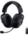 Logitech G Pro X Wireless Gaming Headset DTS 7.1 with Microphone - Lightspeed Technology - Microphone flexible - Bandeau réglable - Coussinets d'oreille rembourrés - Haut-parleurs 50 mm - Couleur noire