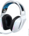 Logitech G733 K/DA Special Edition League of Legends Casque de jeu sans fil DTS 7.1 avec microphone - Technologie Lightspeed - Eclairage RGB - Autonomie jusqu'à 29h - Microphone amovible - Coussinets d'oreille rembourrés - Commandes intra-auriculaires - Couleur blanche
