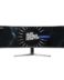 Samsung Moniteur incurvé QLED 49" Dual QHD 120Hz - FreeSync - Swivel - 4ms Response - 32:9 - USB-A, HDMI, DP - VESA 100x100 - Couleur Noir