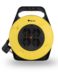 NGS Grid Round Extension Reel with Thermal Protection - 4 Shuckos - Up to 16A - 10m Cable - Reset Switch - Color Black / Yellow