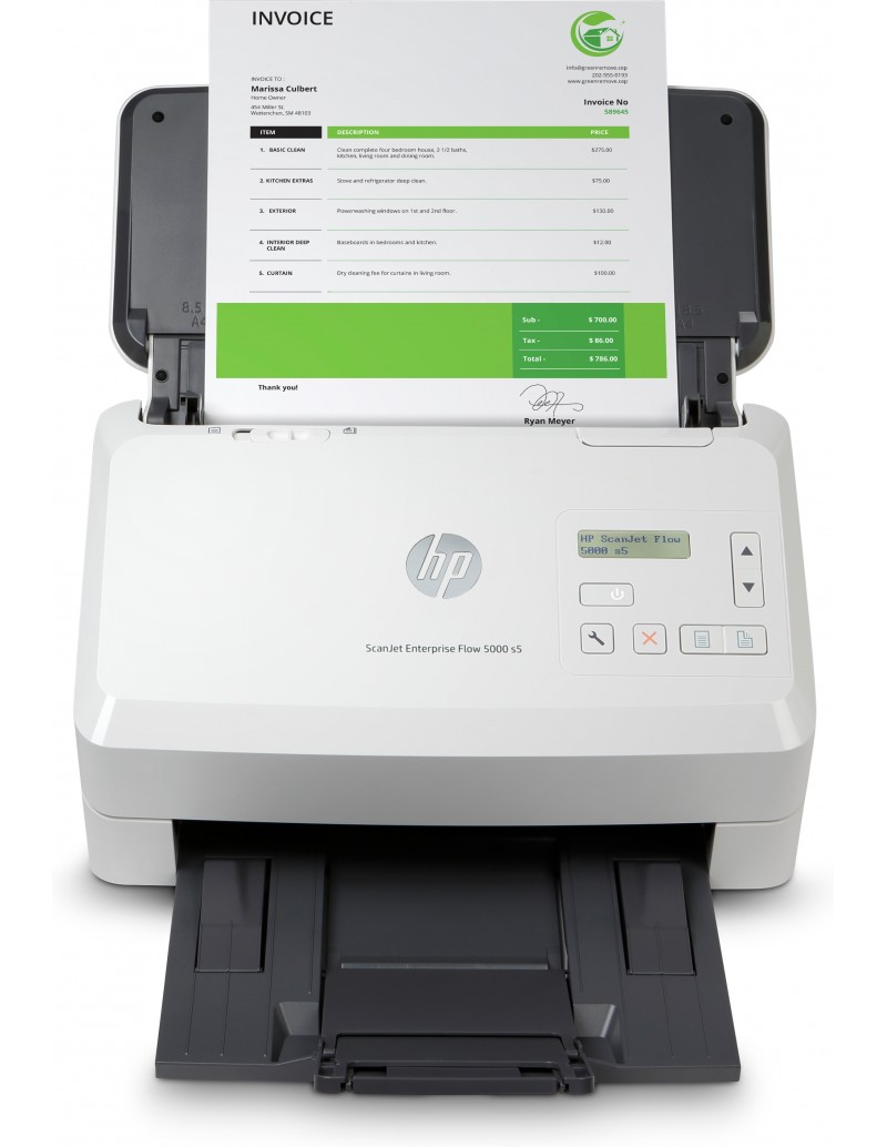 Scanner de documents HP ScanJet Enterprise Flow 5000 s5 – jusqu'à