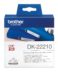 Brother DK22210 - Étiquettes originales personnalisées - Largeur 29mm x 30,48 mètres - Texte noir sur fond blanc