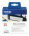 Brother DK22205 - Étiquettes originales de taille personnalisée - Largeur 62mm x 30,48 mètres - Texte noir sur fond blanc