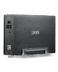 3Go Boîtier HD externe 3,5" IDE + SATA USB 2.0 - Noir