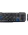 3Go Drile Pack USB Multimedia Keyboard + Mouse 1000dpi 3 Buttons - Ambidextre Use - 1.50m Cable - Black Color