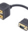 Gembird CC-VGAX2-20CM Câble diviseur VGA M/2xH 0,2m