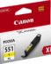 Cartouche d'encre originale jaune Canon CLI551XL - 6446B001