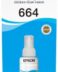 Epson T6642 Cyan - Bouteille d'encre originale C13T664240
