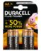 Piles alcalines Duracell MN1500B4 AA LR6 1,5V Plus Power (4 pièces)