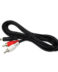 OkTech OK-CJACK300 Câble audio Mini Jack 3,5 mm vers 2x RCA mâle/mâle 1,8 m