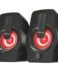Trust Gemi Speakers USB 2.0 12W - Illumination RGB - Contrôle du volume - Câble de 1.40m - Couleur noire
